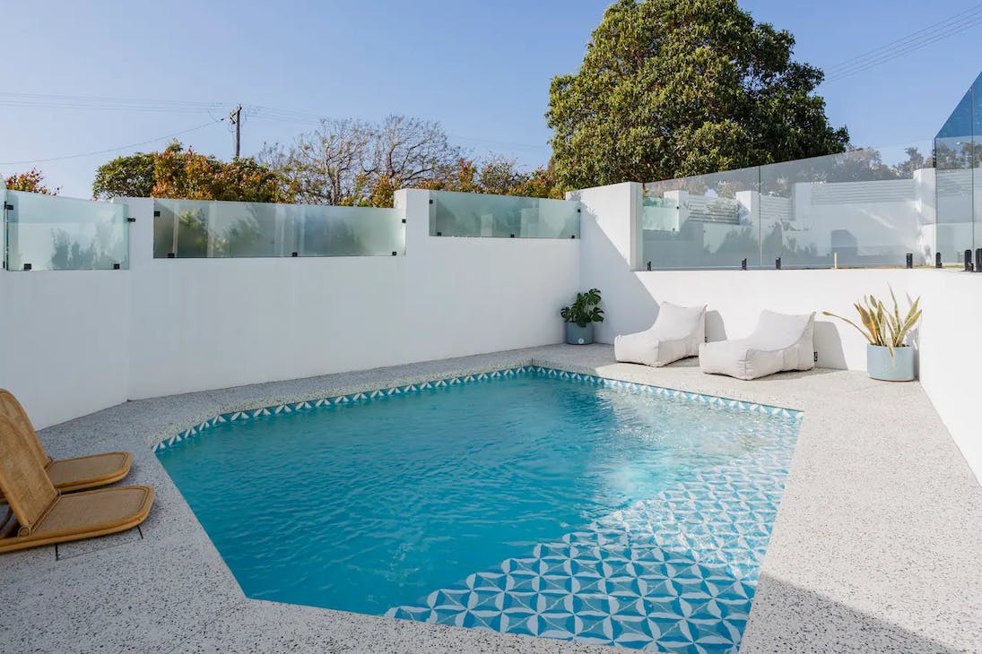 An Airbnb in Perth with a pool